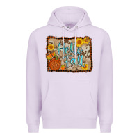 Lilac hello fall Premium Hoodie - AdoDesignShop