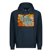 Navy hello fall Premium Hoodie - AdoDesignShop
