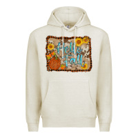 Oatmeal Heather hello fall Premium Hoodie - AdoDesignShop