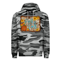 Slate Camo hello fall Premium Hoodie - AdoDesignShop
