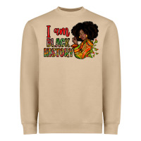 Mushroom I am black history Heavyweight Sweatshirt - Zillion Design Studio