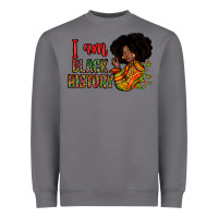 Storm I am black history Heavyweight Sweatshirt - Zillion Design Studio
