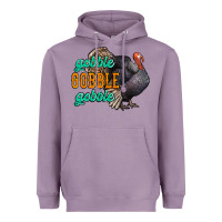 Lavender Thanksgiving turkey gobble gobble Heavyweight Hoodie - NancyCooperArtShop