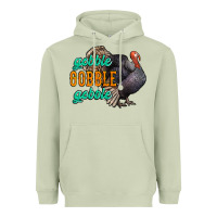 Matcha Thanksgiving turkey gobble gobble Heavyweight Hoodie - NancyCooperArtShop