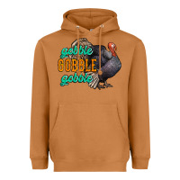 Meerkat Thanksgiving turkey gobble gobble Heavyweight Hoodie - NancyCooperArtShop