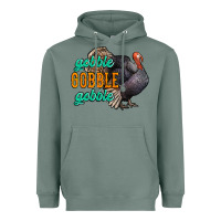 Sage Thanksgiving turkey gobble gobble Heavyweight Hoodie - NancyCooperArtShop