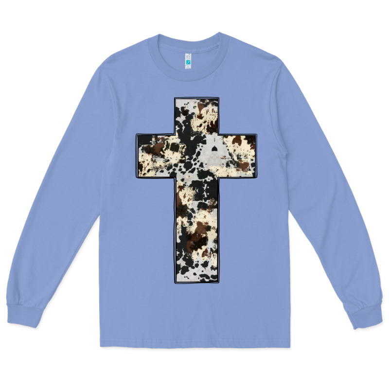Cowhide Cross Long Sleeve Tee by JahusDesignShop | Teevron