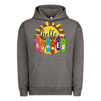 Pigment Tornado hello summer with flip flops Urban Hoodie - NancyCooperArtShop