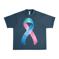 Midnight Navy thyroid cancer ribbon fa element Urban Heavy Tee - FaDigitalArtStudio