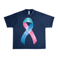 Navy thyroid cancer ribbon fa element Urban Heavy Tee - FaDigitalArtStudio