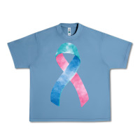 Pebble Blue thyroid cancer ribbon fa element Urban Heavy Tee - FaDigitalArtStudio