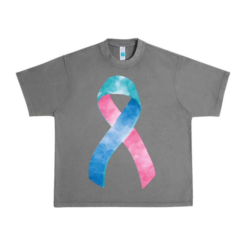 Thyroid Cancer Ribbon Fa Element Urban Heavy Tee by FaDigitalArtStudio | Teevron