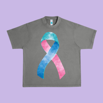 Thyroid Cancer Ribbon Fa Element Urban Heavy Tee Designed By Fadigitalartstudio