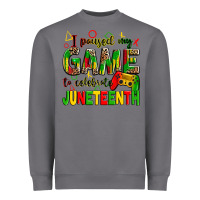 Storm I paused my game to celebrate Juneteenth Heavyweight Sweatshirt - Zillion Design Studio
