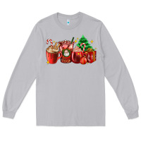 Moon Dust Christmas coffee cups with gift and Christmas tree Long Sleeve Tee - AdoDesignShop
