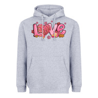 Heather Grey love mexican conchas valentines day Heavyweight Hoodie - MaliasSmallBusiness