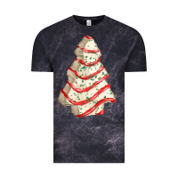 Cloud Black white christmas cake Vintage Tee - FaDigitalArtStudio