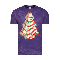 Cloud Purple white christmas cake Vintage Tee - FaDigitalArtStudio