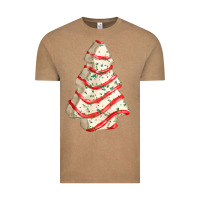 Vintage Coffee white christmas cake Vintage Tee - FaDigitalArtStudio