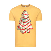 Vintage Mustard white christmas cake Vintage Tee - FaDigitalArtStudio