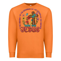 Carrot in the waiting there was jesus Premium Sweatshirt - MaliasSmallBusiness