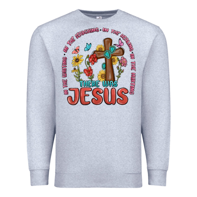 In The Waiting There Was Jesus Premium Sweatshirt by MaliasSmallBusiness | Teevron
