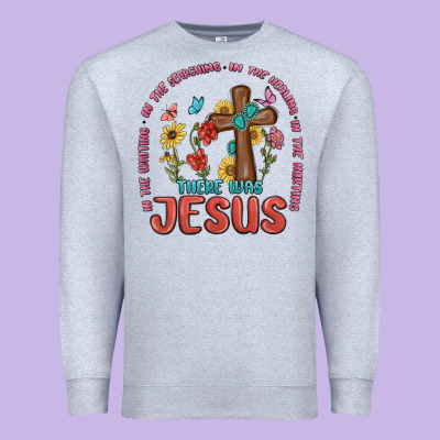 In The Waiting There Was Jesus Premium Sweatshirt Designed By Maliassmallbusiness