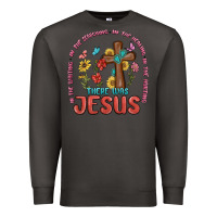 Smoke in the waiting there was jesus Premium Sweatshirt - MaliasSmallBusiness