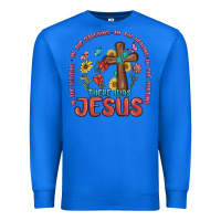 True Royal in the waiting there was jesus Premium Sweatshirt - MaliasSmallBusiness