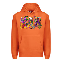 Carrot CNA Certified Nursing Assistant Mardi Gras Premium Hoodie - LillyAllenDesigns