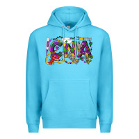 Ocean Blue CNA Certified Nursing Assistant Mardi Gras Premium Hoodie - LillyAllenDesigns