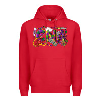 Red CNA Certified Nursing Assistant Mardi Gras Premium Hoodie - LillyAllenDesigns