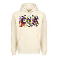 Sandshell CNA Certified Nursing Assistant Mardi Gras Premium Hoodie - LillyAllenDesigns