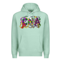 Seafoam CNA Certified Nursing Assistant Mardi Gras Premium Hoodie - LillyAllenDesigns