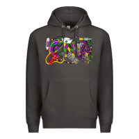 Smoke CNA Certified Nursing Assistant Mardi Gras Premium Hoodie - LillyAllenDesigns