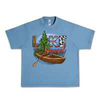 Pebble Blue lake squad Urban Heavy Tee - HRA Design Shop