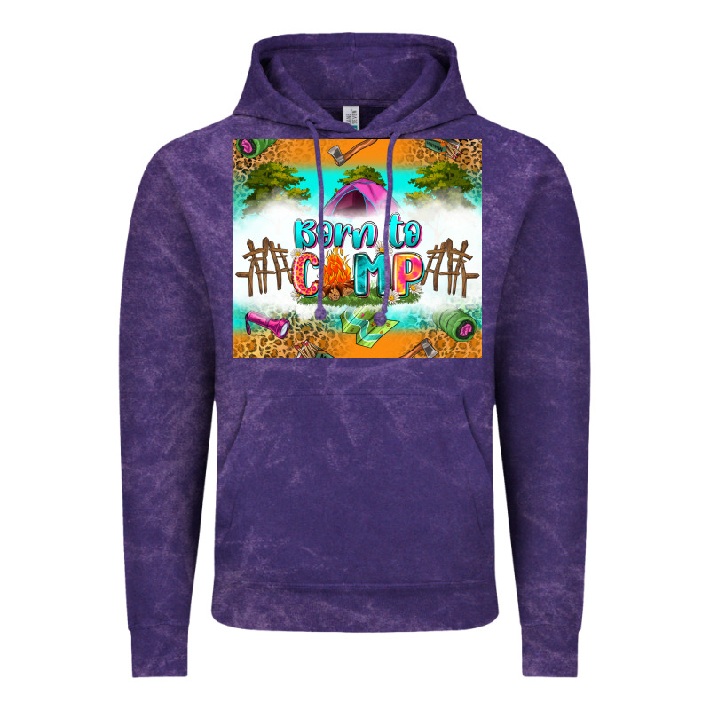 Born To Camp Vintage Hoodie by Zillion Design Studio | Teevron