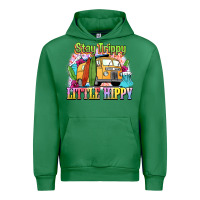 Emerald stay trippy little hippy Urban Hoodie - NancyCooperArtShop