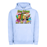 Pigment Grape Ice stay trippy little hippy Urban Hoodie - NancyCooperArtShop