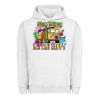 Pigment Lunar Rock stay trippy little hippy Urban Hoodie - NancyCooperArtShop