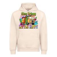 Sandshell stay trippy little hippy Urban Hoodie - NancyCooperArtShop