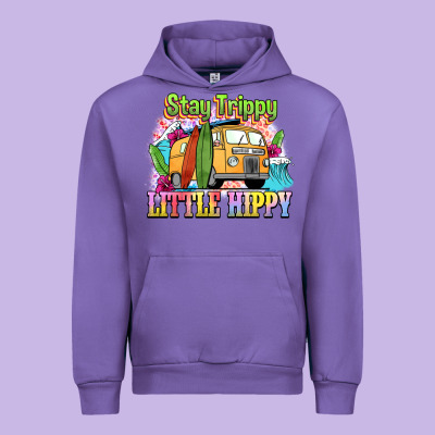 Stay Trippy Little Hippy Urban Hoodie Designed By Nancycooperartshop