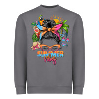 Storm summer vibes messy bun Heavyweight Sweatshirt - Zillion Design Studio