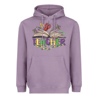 Lavender teacher mardi gras Heavyweight Hoodie - MaliasSmallBusiness