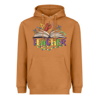 Meerkat teacher mardi gras Heavyweight Hoodie - MaliasSmallBusiness
