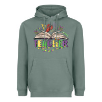 Sage teacher mardi gras Heavyweight Hoodie - MaliasSmallBusiness