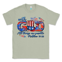 Matcha with god all things are possible usa Classic Tee - AdoDesignShop