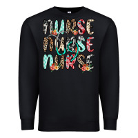 Black nurse nurse nurse Premium Sweatshirt - NancyCooperArtShop