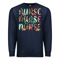 Navy nurse nurse nurse Premium Sweatshirt - NancyCooperArtShop