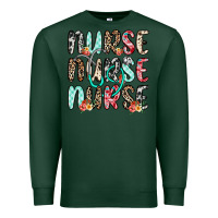 Sports Green nurse nurse nurse Premium Sweatshirt - NancyCooperArtShop